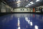 POLYURETHANE & EPOXY FLOOR COATINGS, , A spray applied epoxy finish at Oak Flats Roller Skating Centre, 244