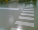 POLYURETHANE & EPOXY FLOOR COATINGS, Car park flooring, Non slip car park flooring with pedestrian crossing, 99